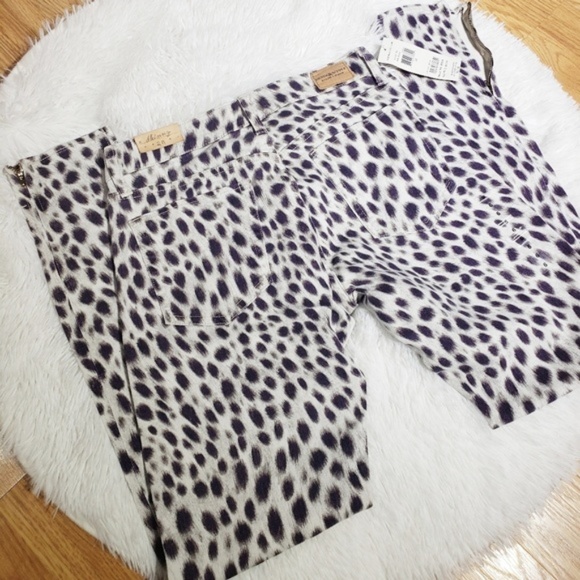 NWT Denim & Supply RL cheetah skinny jeans - Picture 4 of 6